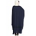 Designer Kaftan abaya with embroidery work- Navy Blue